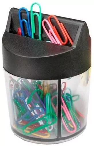 Spinacze 28mm kolorowe w pudełku magnet - tantis.pl