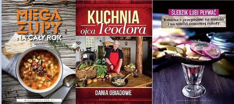 Megazupy na cały rok / Kuchnia ojca Teodora / Śledzik lubi pływać - tantis.pl