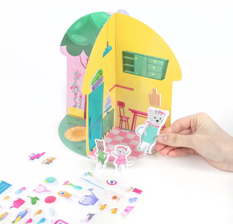 Domek 3D dla kotków KIDEA - tantis.pl