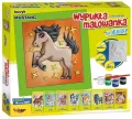 Wypukła malowanka Kucyk Mustang + gra memory - tantis.pl