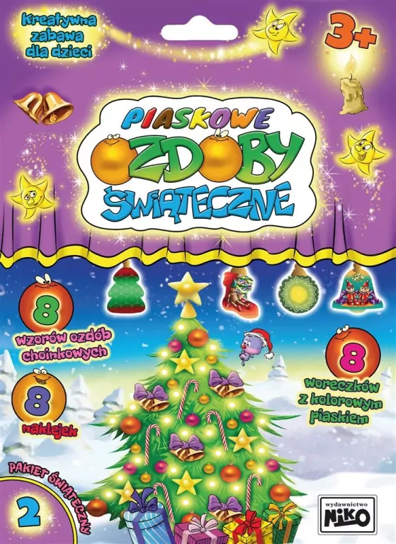 Piaskowe ozdoby świąteczne. Pakiet nr 2 - tantis.pl