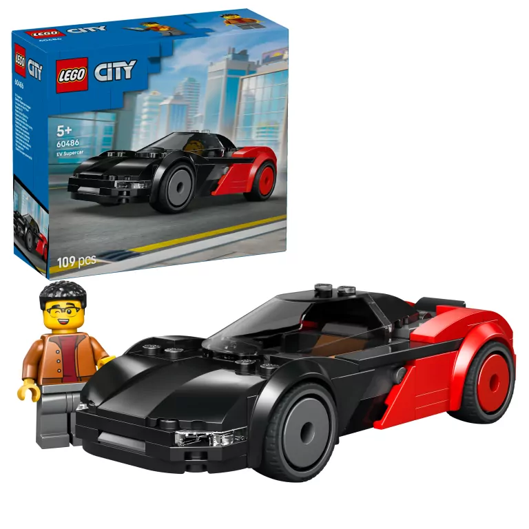 LEGO® City. Supersamochód elektryczny 60486 - tantis.pl