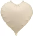 Balon foliowy Serce 45cm jasny beż - tantis.pl