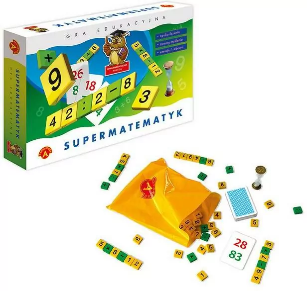 Supermatematyk. Gra edukacyjna - tantis.pl