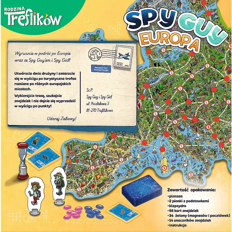 Spy Guy Europa Rodzina Treflików Trefl - tantis.pl