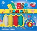 Plastelina flamingo 6 kolorów - tantis.pl