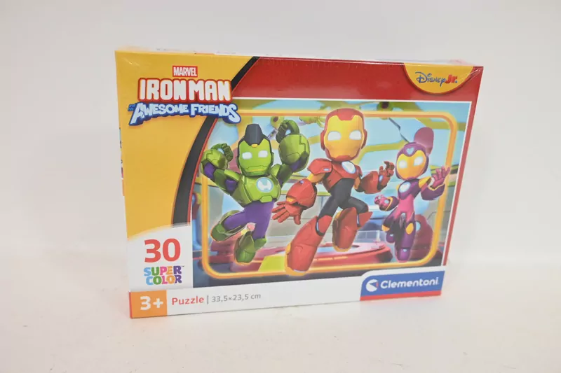 Puzzle 30 Super Kolor Iron Man And His Awesome - tantis.pl