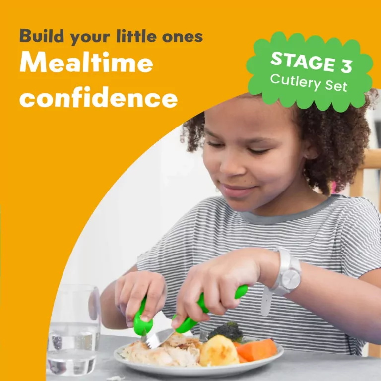 Nana's Manners Sztućce kształtujące chwyt zielony - tantis.pl