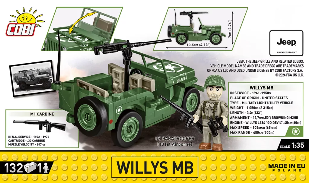 Cobi. Historical Collection Willys MB - tantis.pl