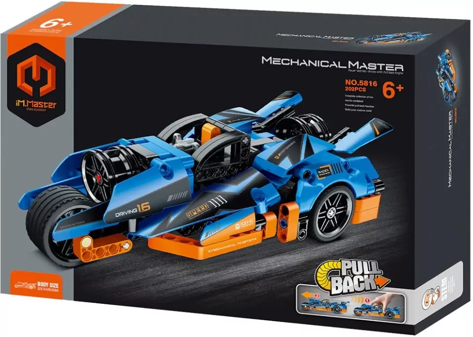 Pull Back Racing Vehicle IM5816 - tantis.pl