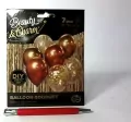 Balony Beauty&Charm bukiet złote 30cm 7szt - tantis.pl