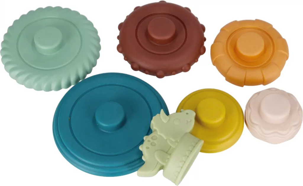 Piramidka edukacyjna pastel mix BAM BAM - tantis.pl