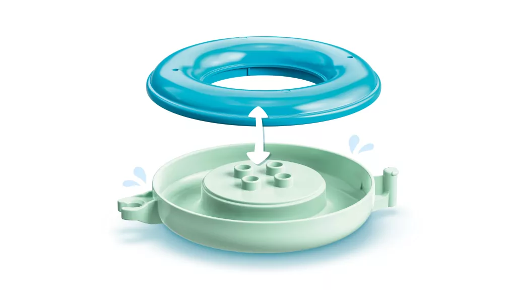 LEGO® DUPLO® Creative Play. Zabawa w kąpieli: pływający pociąg ze zwierzątkami. 10965 - tantis.pl