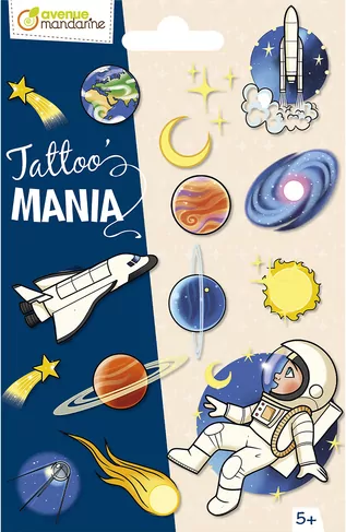 Tatuaże zmywalne Kosmos - tantis.pl