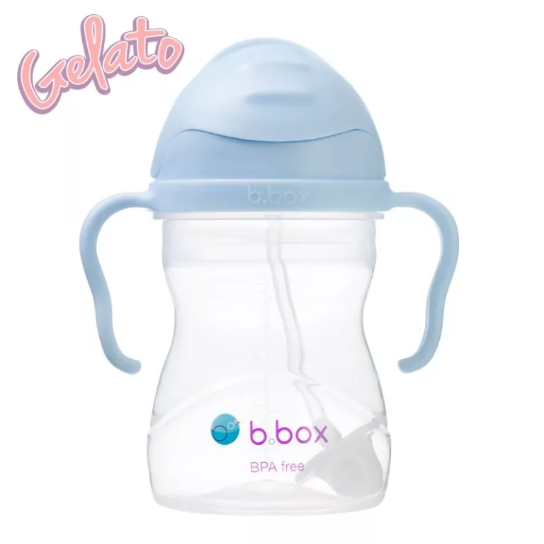 Bidon ze słomką 240 ml, Bubblegum - tantis.pl