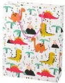 Torba prezentowa dinozaury palmy 32x26x10cm - tantis.pl