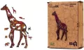 Puzzle drewniane eko 102. Cętkowana żyrafa - tantis.pl