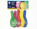 Balony Sto Lat, kolorowe MIX 30cm 5szt - tantis.pl