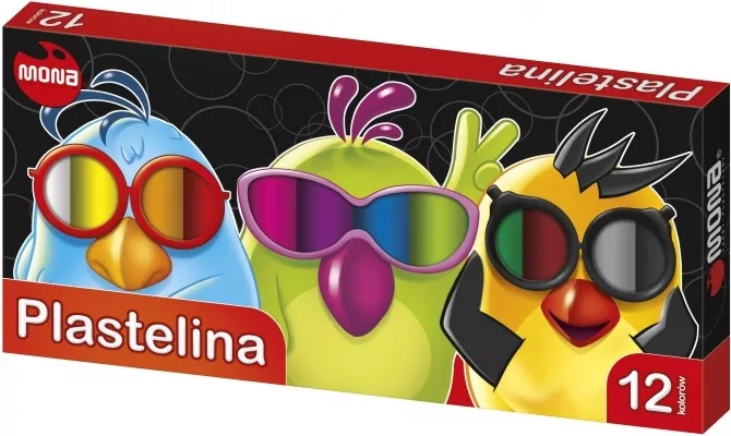 Plastelina 12 kolorów. Mona - tantis.pl