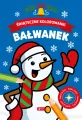 Świąteczne kolorowanki. Bałwanek - tantis.pl