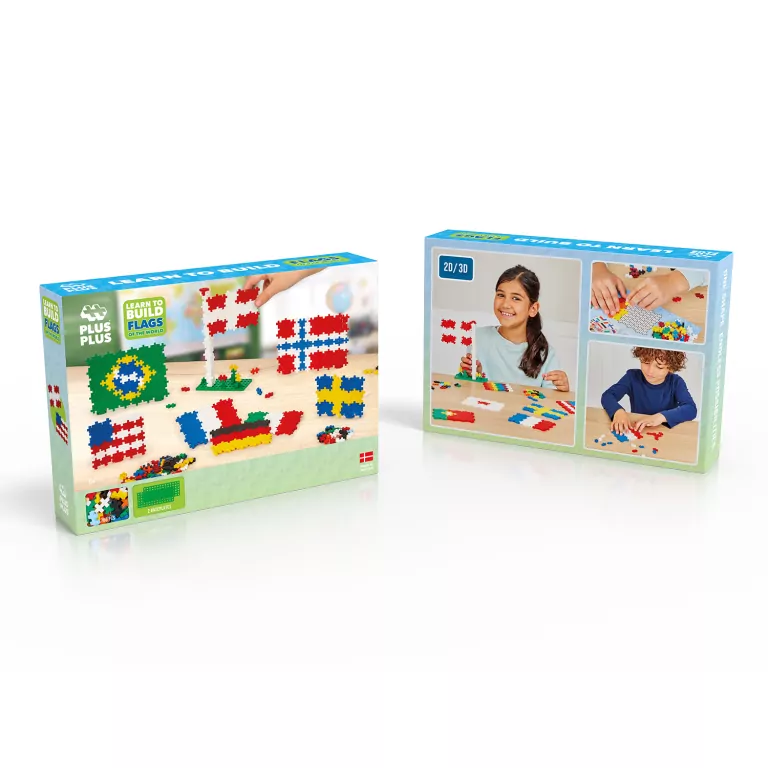 Naucz się budować flagi świata. Plus-Plus - tantis.pl