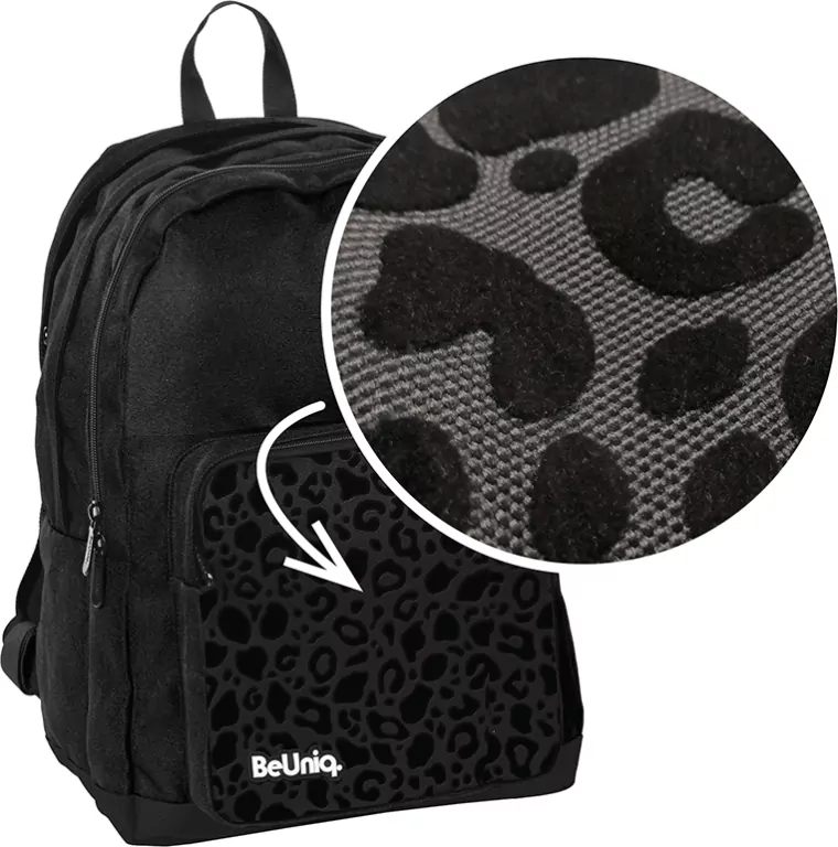 Plecak 3-komorowy młodzieżowy Leopard BeUniq BU26PR-2710 - tantis.pl