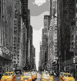Malowanie po numerach - Taxi w NY - tantis.pl