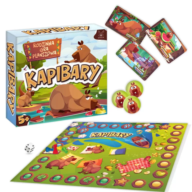 Kapibary Rodzinna Gra Planszowa Kangur - tantis.pl