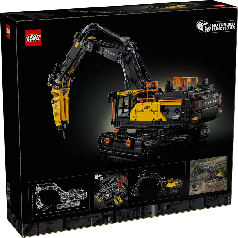 LEGO® Technic. Koparka Volvo EC500 Hybrid 42215 - tantis.pl
