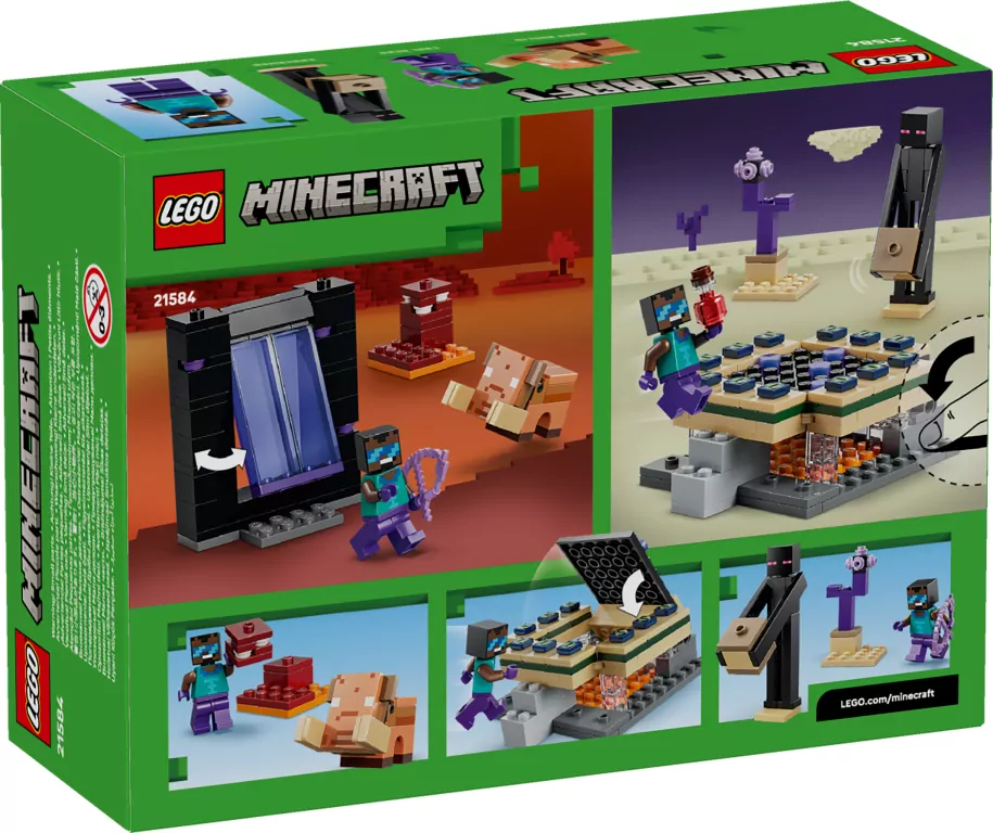 LEGO® Minecraft. Podróż przez portal netheru 21584 - tantis.pl