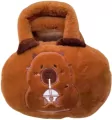 Torba pluszowa Kapibara z kubkiem brązowy 20cm - tantis.pl