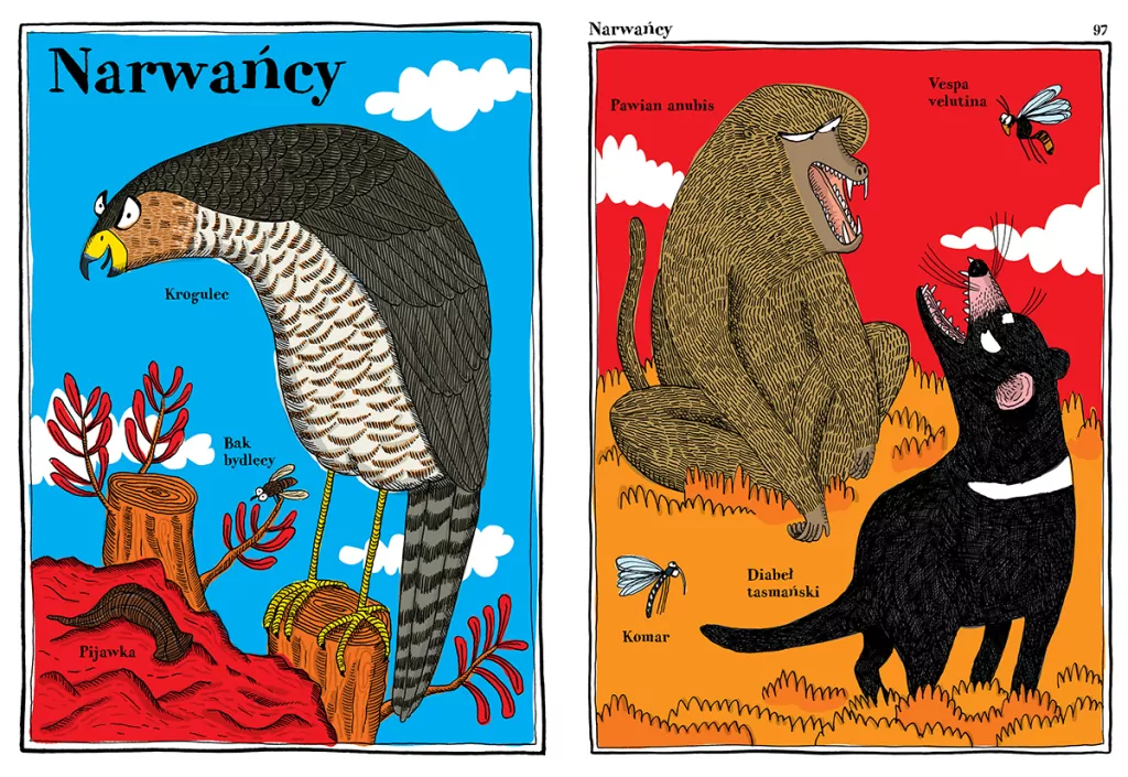 Narwańcy, uwodziciele, samotnicy. Atlas tych, co fruwają, skaczą i nurkują - tantis.pl