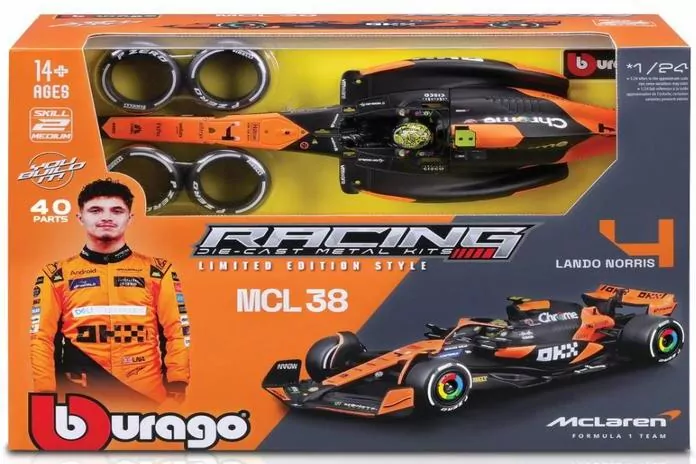 F1 Model Kit - Mclaren Team MCL38 #4 Lando Norris - tantis.pl