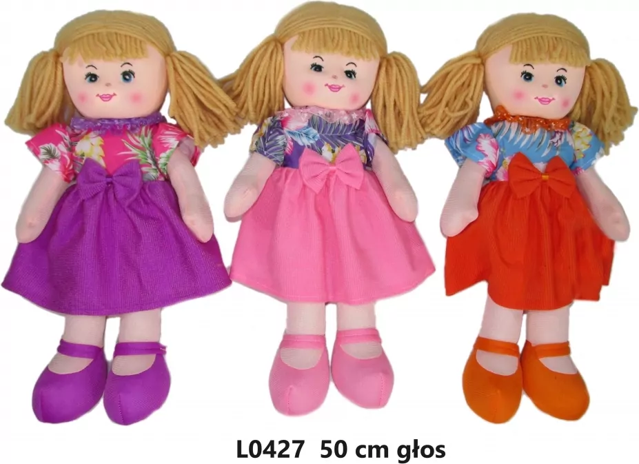 Lalka z głosem 50cm MIX - tantis.pl
