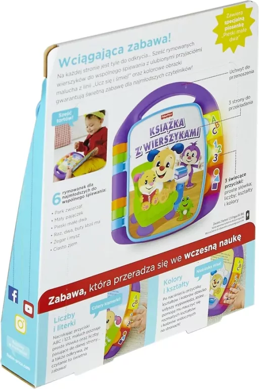 Książka z wierszykami. Fisher Price - tantis.pl