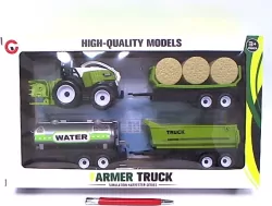 Traktor z przyczepami zestaw 9972-60B 03910