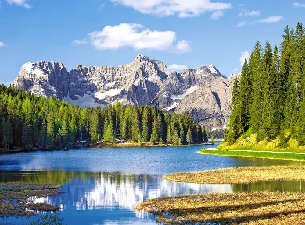 Puzzle 3000. Jezioro Misurina. Włochy - tantis.pl