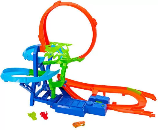 Hot Wheels Stunt Tracks Mir-Air Crash +auto 1:64 - tantis.pl