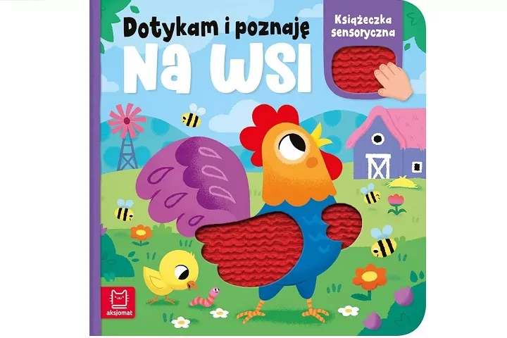Dotykam i poznaję. Na wsi. Książeczka sensoryczna - tantis.pl