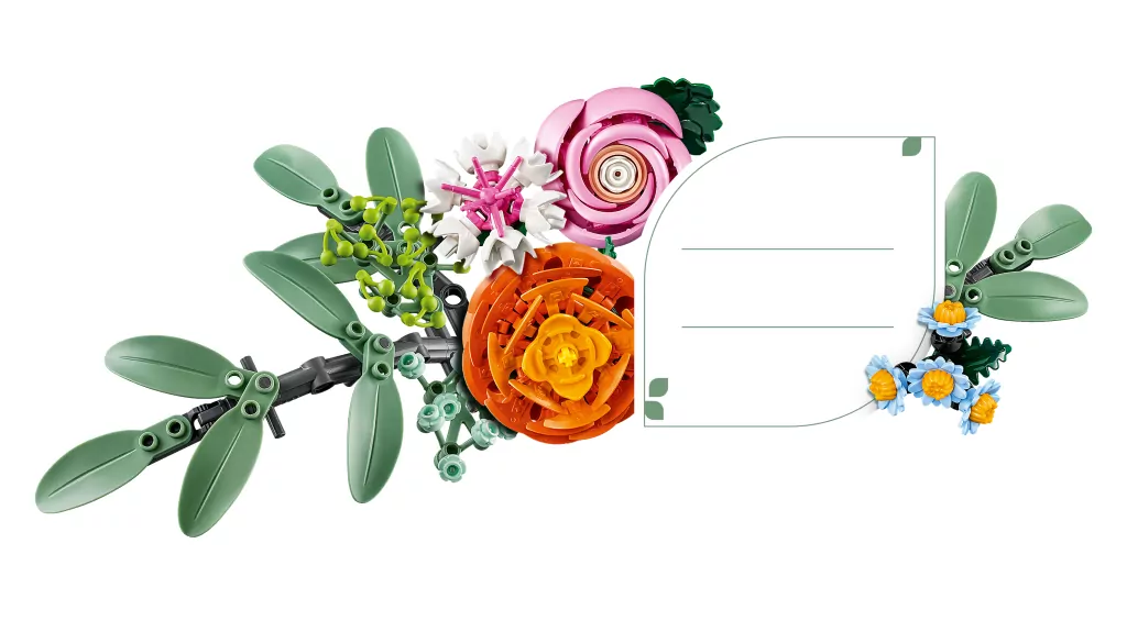 LEGO® Piękny bukiet różowych kwiatów 10342 - tantis.pl