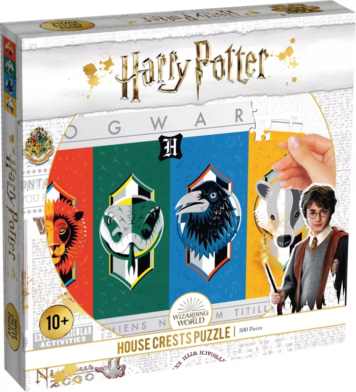 Puzzle 500. Harry Potter. House Crest Herby - tantis.pl