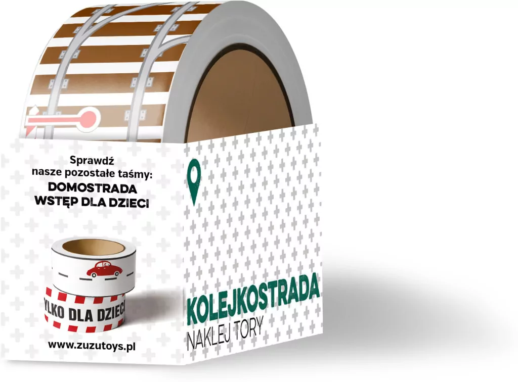 Kolejkostrada naklejane tory - tantis.pl