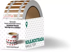 Kolejkostrada naklejane tory