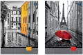 Teczka z gumką A4 Lux Blac&White p10 INTERDRUK mix cena za 1szt - tantis.pl