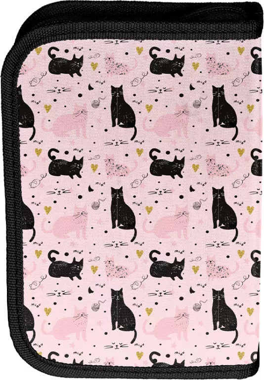 Piórnik bez wyposażenia Black Cat PP26BC-P001BW - tantis.pl