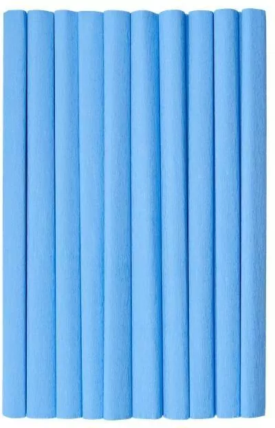 Bibuła marszczona błękit 50x200cm (10szt) HERLITZ - tantis.pl