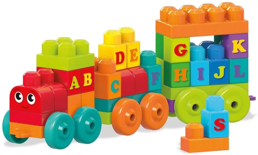 Mega Bloks Pociąg edukacyjny ABC - tantis.pl