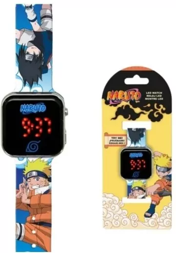 Zegarek LED z kalendarzem Naruto NA00001 - tantis.pl