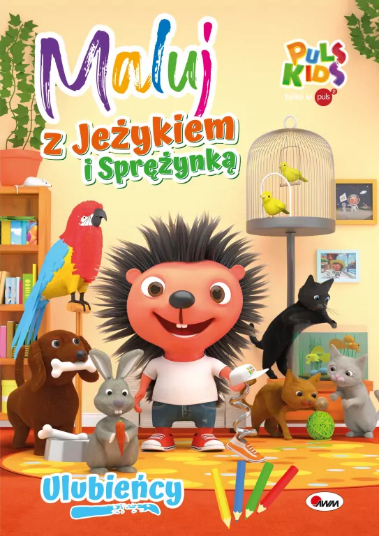 Ulubieńcy. Maluj z Jeżykiem i Sprężynką - tantis.pl