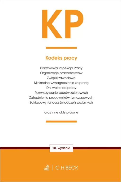 KP. Kodeks pracy oraz ustawy towarzyszące - tantis.pl